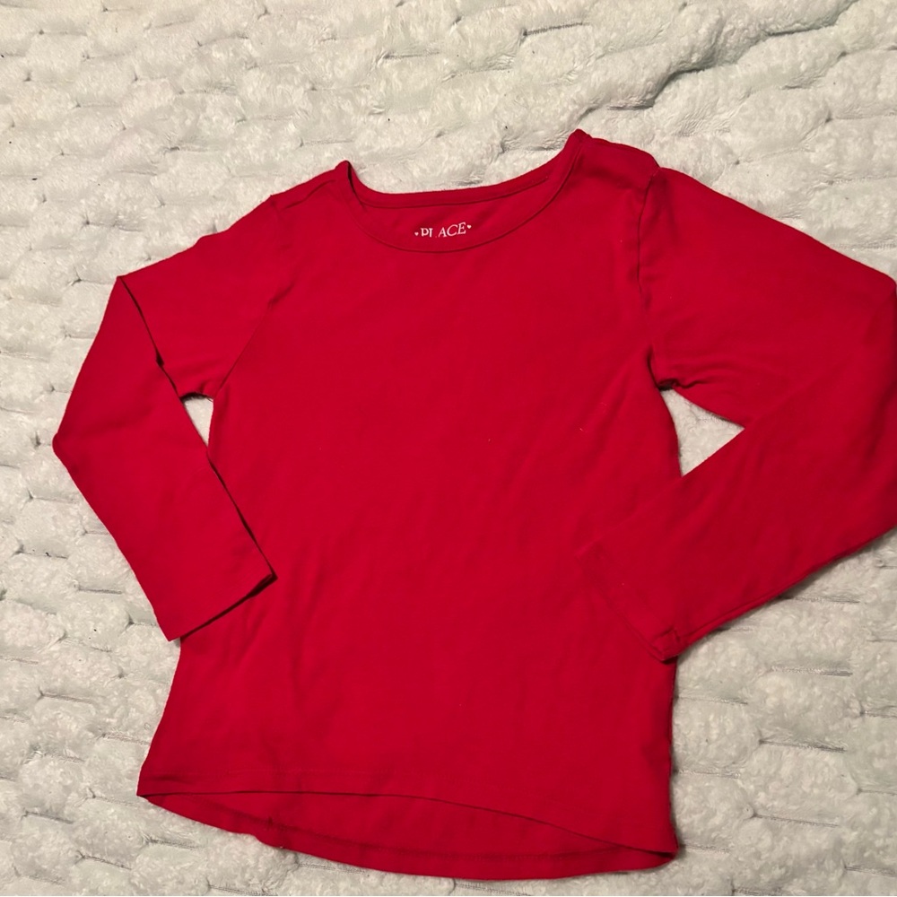 Place Vibrant Red Long Sleeve Tee 218
